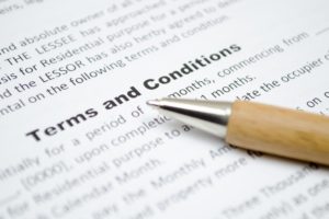 Terms and conditions